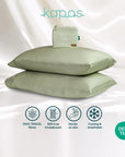 TENCEL™ Reserve Pillowcases Set (x2) – Cooling & Silky Soft
