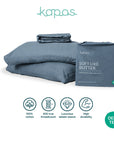 Extra-long staple cotton fitted bedsheet set