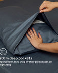 Extra long staple cotton pillowcases (x2)
