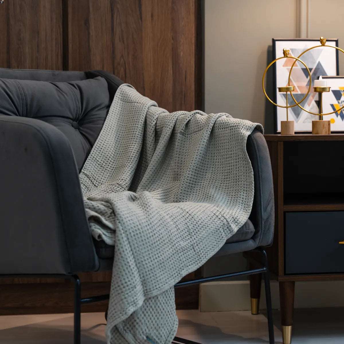 100% Bamboo waffle blanket Bamboo waffle blanket- Kapas Living Malaysia
