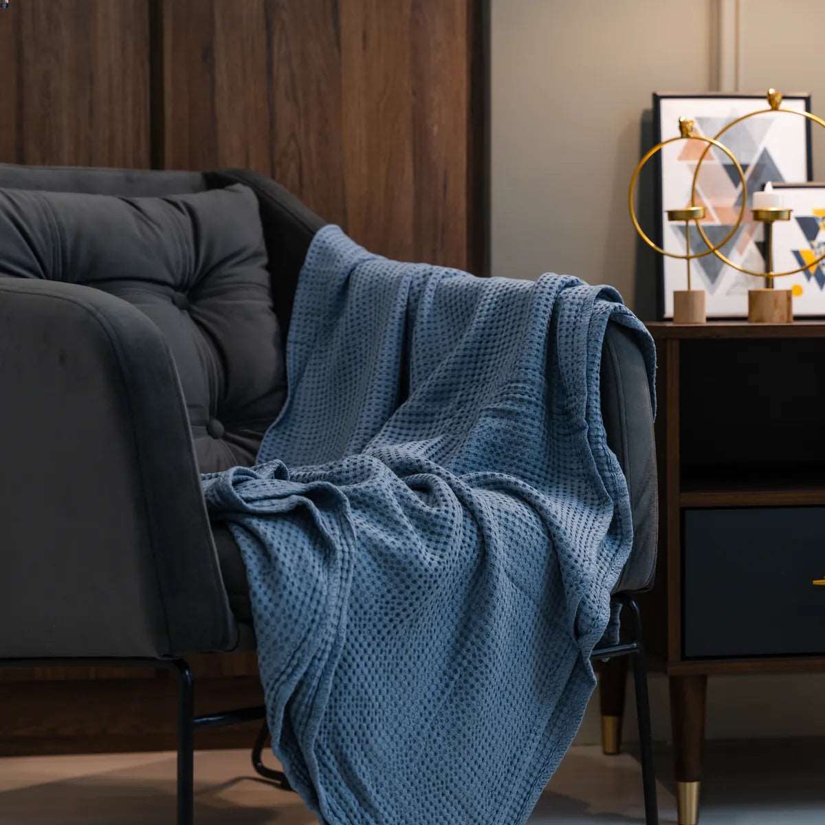 100% Bamboo waffle blanket Bamboo waffle blanket- Kapas Living Malaysia