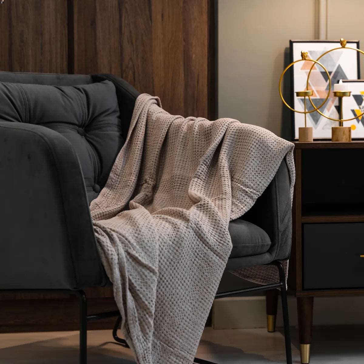 100% Bamboo waffle blanket Bamboo waffle blanket- Kapas Living Malaysia
