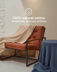 100% Cotton Knitted Blanket