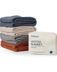 100% Cotton Knitted Blanket