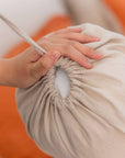 100% French flax linen bolstercase