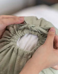 100% French flax linen bolstercase