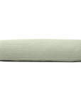 100% French flax linen bolstercase in sage green.