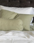 100% French flax linen bolstercase Linen bolstercase- Kapas Living Malaysia