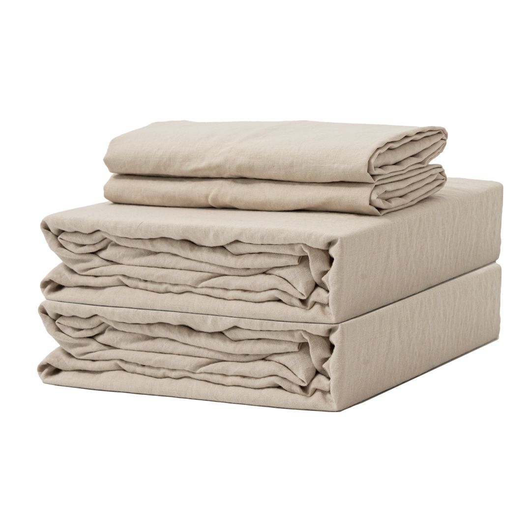 100% French flax linen duvet cover set Linen duvet cover set- Kapas Living Malaysia