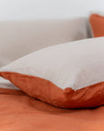 100% French flax linen duvet cover set Linen duvet cover set- Kapas Living Malaysia