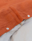 100% French flax linen duvet cover set Linen duvet cover set- Kapas Living Malaysia