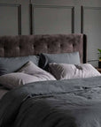 100% French flax linen duvet cover set Linen duvet cover set- Kapas Living Malaysia