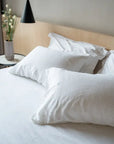100% French flax linen fitted bedsheet set