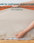 100% French flax linen fitted bedsheet set