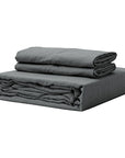 100% French flax linen fitted bedsheet set Linen fitted bedsheet set- Kapas Living Malaysia