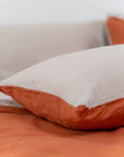 100% French flax linen pillowcase (x2)