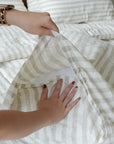 100% French flax linen pillowcase (x2)