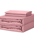 100% TENCEL fitted bedsheet set with a smooth texture.