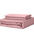 100% TENCEL fitted bedsheet set Mauve