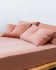 100% TENCEL fitted bedsheet set with a luxurious feel.