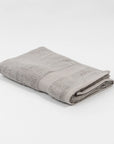 Facehand bath towel longstaplecotton Steel grey