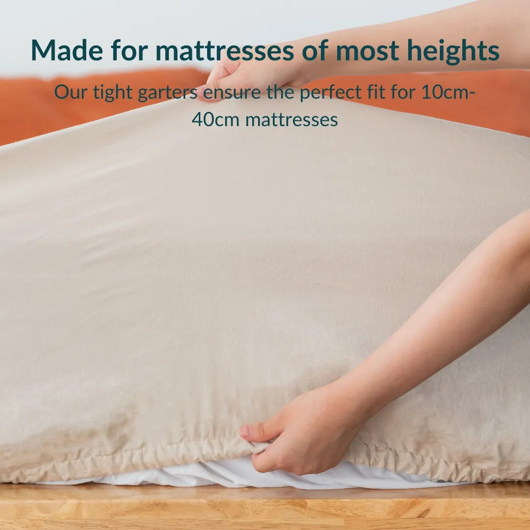 100% French flax linen duvet cover set