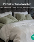 100% French flax linen duvet cover set