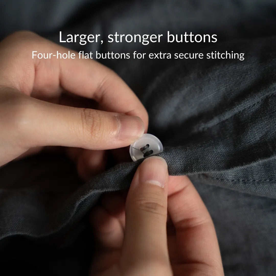 100% French flax linen duvet cover set