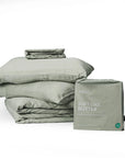 Extra-long staple cotton duvet cover set