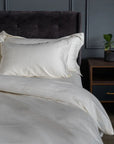 Extra-long staple cotton duvet cover set
