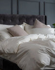 Extra-long staple cotton duvet cover set