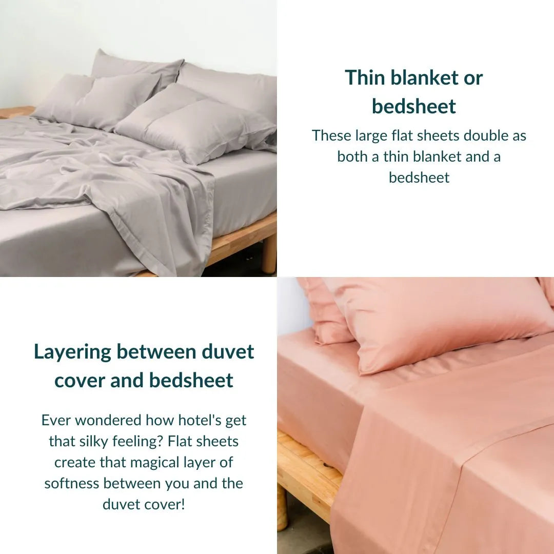 Flat sheet Tencel bedding