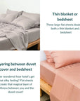 Flat sheet Tencel bedding
