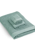 KapasLITE Bath Towel Set in Mint Green – 100% Extra-Long Staple Cotton, 420 GSM