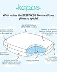 BESPOKE Memory Foam Pillow – Adjustable & Cooling