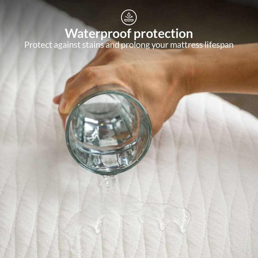 CloudTENCELâ„¢ waterproof mattress protector Tencel waterproof mattress protector- Kapas Living Malaysia