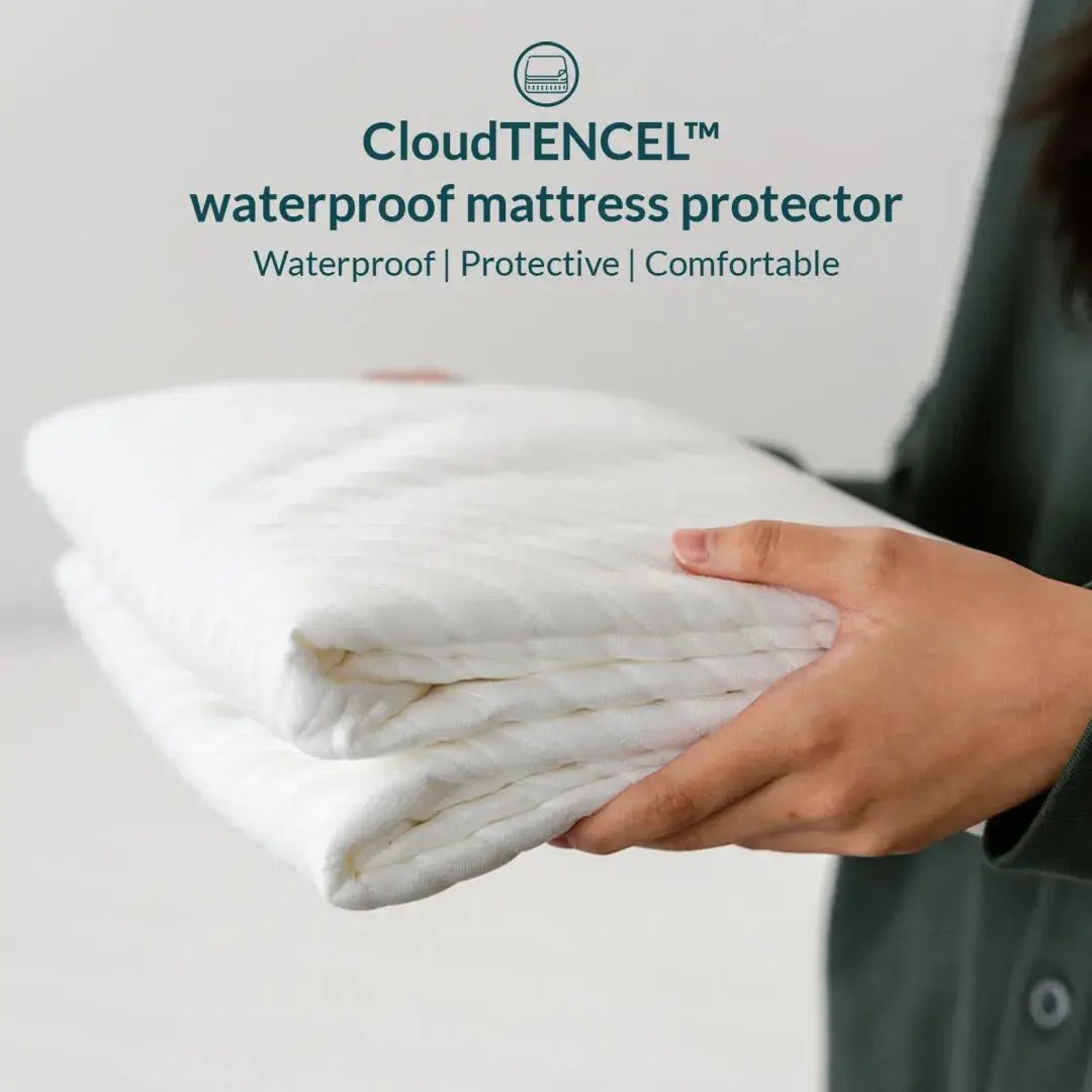CloudTENCELâ„¢ waterproof mattress protector Tencel waterproof mattress protector- Kapas Living Malaysia