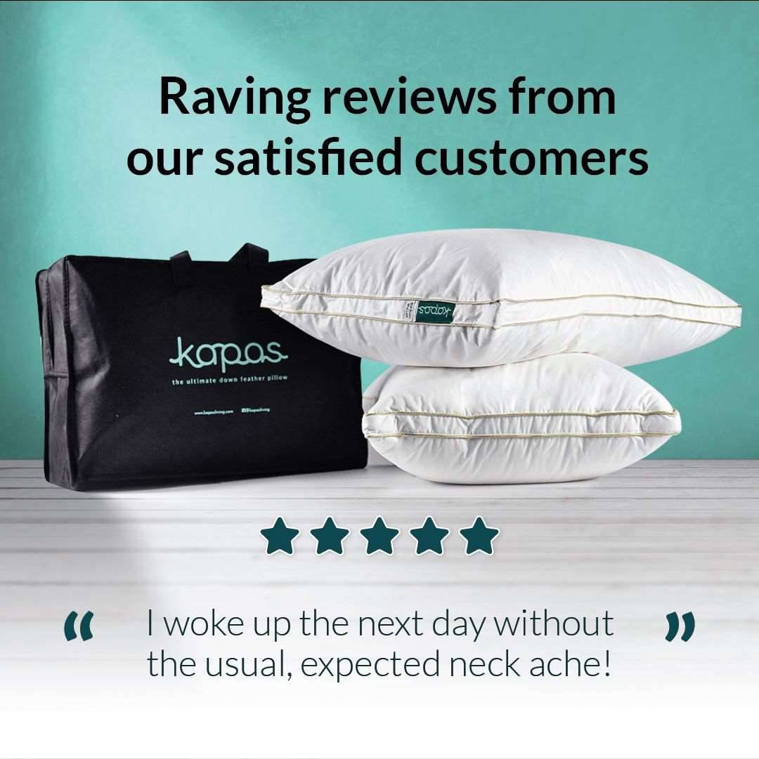 Down feather pillow Down feather pillow- Kapas Living Malaysia