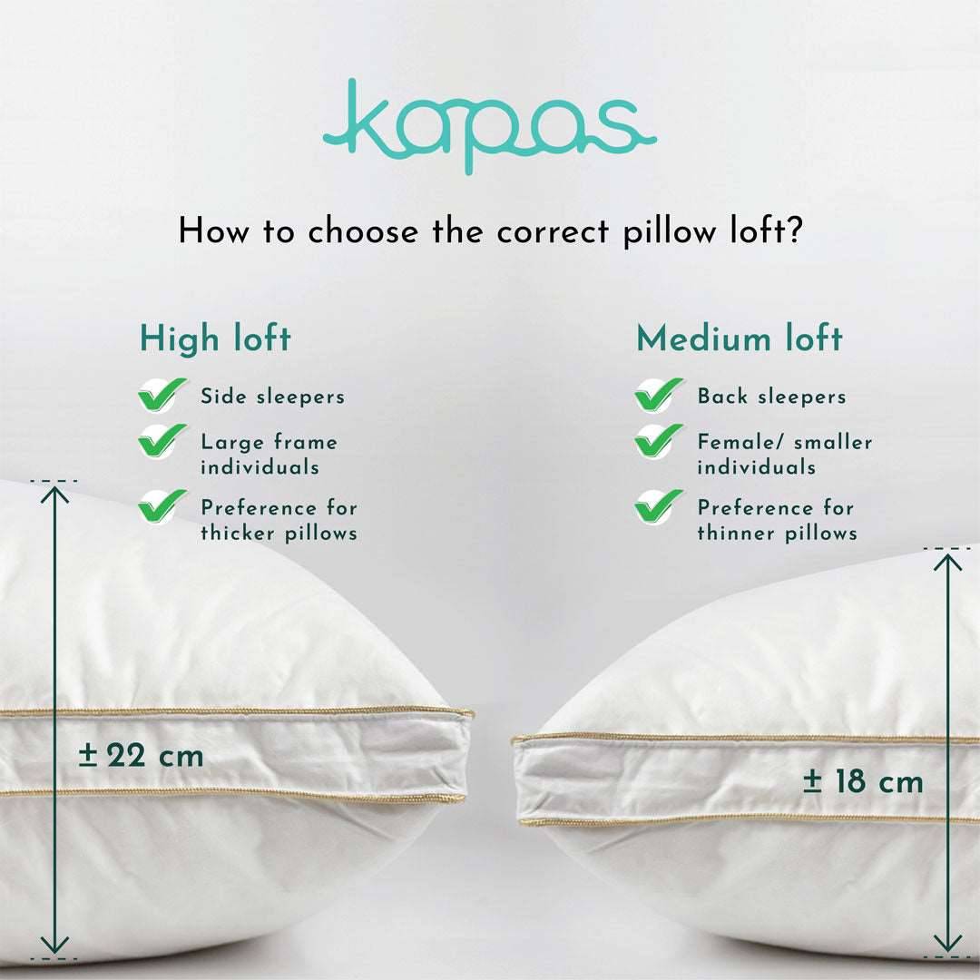 Down feather pillow Down feather pillow- Kapas Living Malaysia