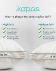 Down feather pillow Down feather pillow- Kapas Living Malaysia