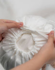 Extra-long staple cotton bolstercase