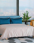 Extra-long staple cotton fitted bedsheet set