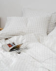 Extra-long staple cotton duvet cover set