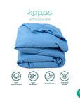 Extra-long staple cotton duvet cover