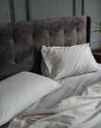 Extra-long staple cotton duvet cover set