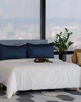 Extra-long staple cotton fitted bedsheet set