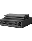 Extra-long staple cotton fitted bedsheet set Shadow Grey