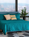 Extra-long staple cotton fitted bedsheet set