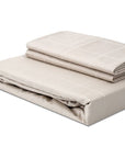Extra-long staple cotton fitted bedsheet set