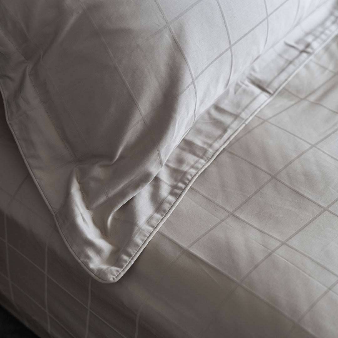 Extra long staple cotton pillowcases (x2) Cotton pillowcases- Kapas Living Malaysia